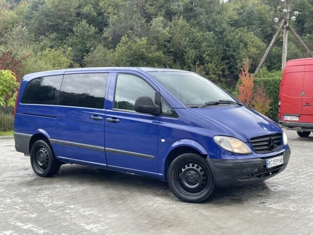 Синий Мерседес Вито, объемом двигателя 2.2 л и пробегом 300 тыс. км за 5800 $, фото 4 на Automoto.ua