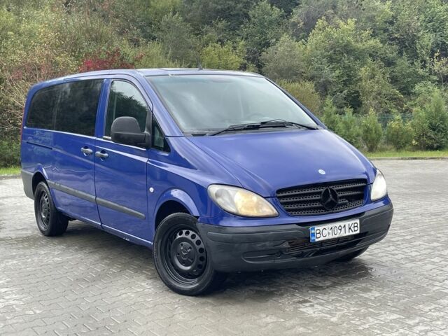 Синий Мерседес Вито, объемом двигателя 2.2 л и пробегом 300 тыс. км за 5800 $, фото 2 на Automoto.ua