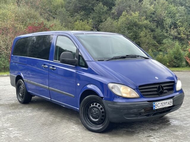 Синий Мерседес Вито, объемом двигателя 2.2 л и пробегом 300 тыс. км за 5800 $, фото 5 на Automoto.ua