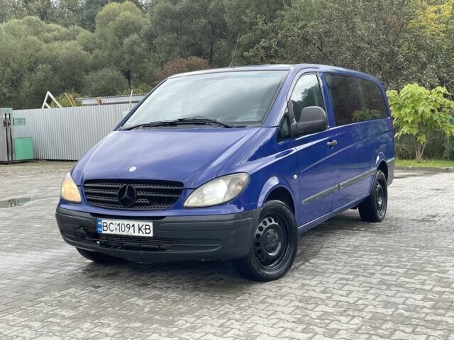 Синий Мерседес Вито, объемом двигателя 2.2 л и пробегом 300 тыс. км за 5800 $, фото 9 на Automoto.ua