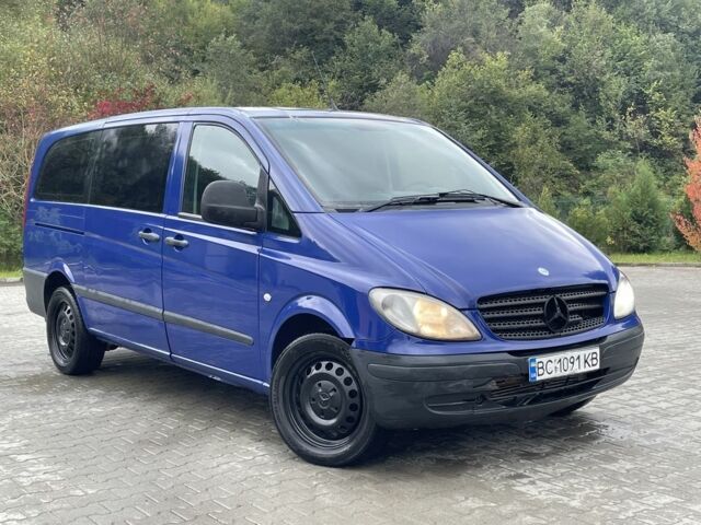 Синий Мерседес Вито, объемом двигателя 2.2 л и пробегом 300 тыс. км за 5800 $, фото 3 на Automoto.ua