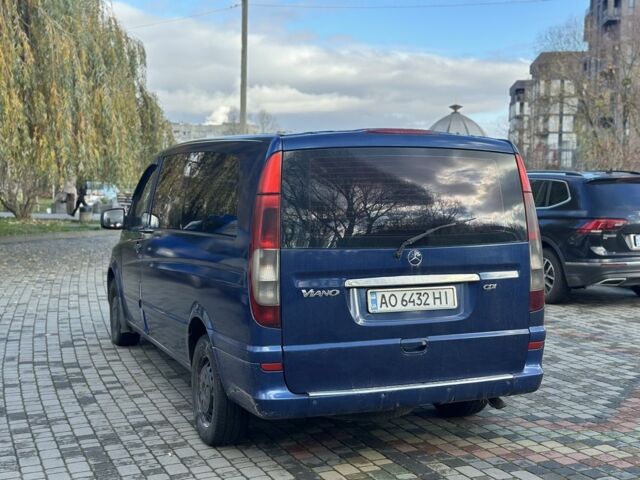 Синий Мерседес Вито, объемом двигателя 2.1 л и пробегом 400 тыс. км за 6350 $, фото 4 на Automoto.ua