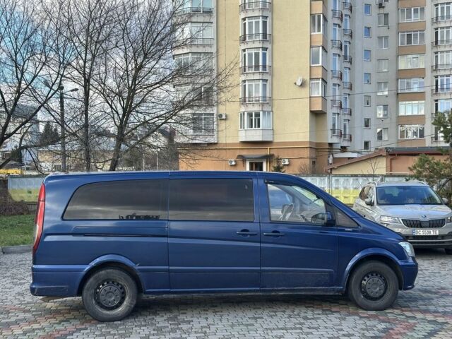 Синий Мерседес Вито, объемом двигателя 2.1 л и пробегом 400 тыс. км за 6350 $, фото 1 на Automoto.ua