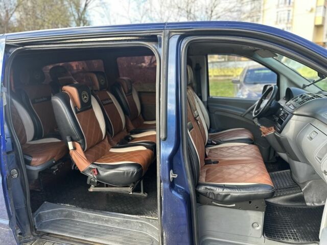 Синий Мерседес Вито, объемом двигателя 2.1 л и пробегом 400 тыс. км за 6350 $, фото 12 на Automoto.ua