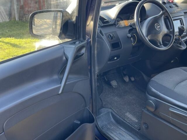 Синий Мерседес Вито, объемом двигателя 2.1 л и пробегом 350 тыс. км за 9500 $, фото 5 на Automoto.ua