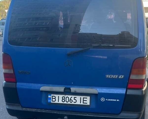 Синий Мерседес Вито, объемом двигателя 2.3 л и пробегом 501 тыс. км за 3500 $, фото 1 на Automoto.ua