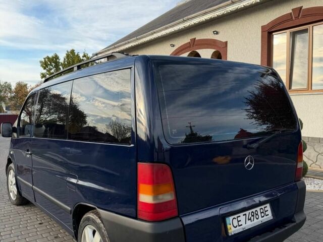 Мерседес Вито 1999 в Черновцах на Automoto.ua Синий Мерседес Вито, объемом двигателя 2.1 л и пробегом 3 тыс. км за 4000 $, фото 3 на Automoto.ua