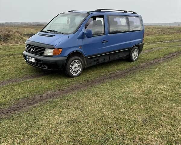 Синий Мерседес Вито, объемом двигателя 2.1 л и пробегом 400 тыс. км за 2000 $, фото 5 на Automoto.ua