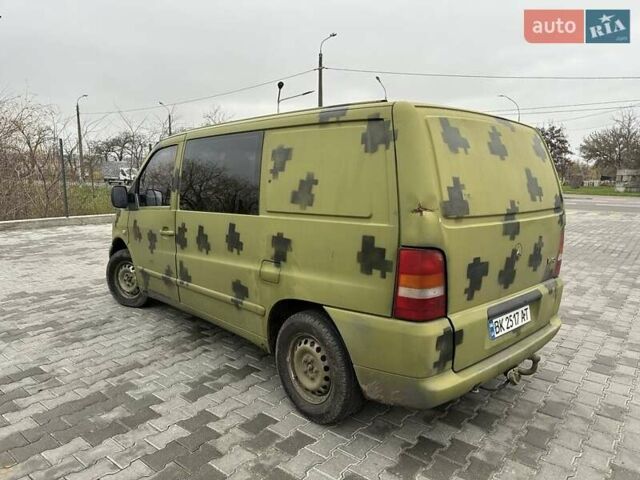 Синий Мерседес Вито, объемом двигателя 2.2 л и пробегом 420 тыс. км за 3000 $, фото 1 на Automoto.ua