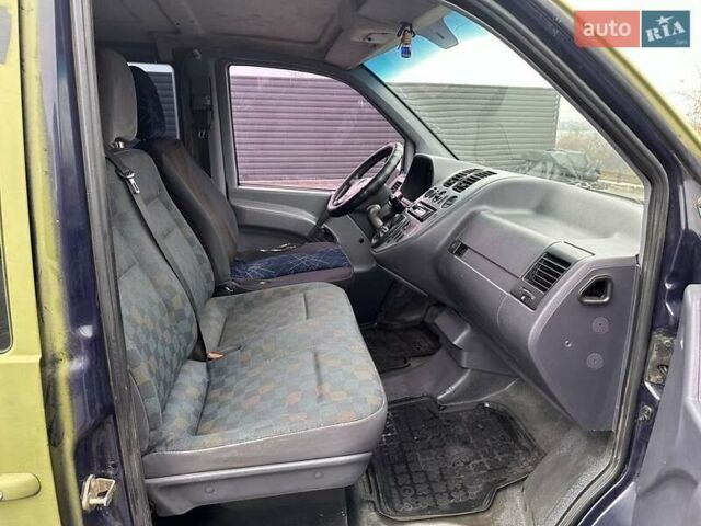 Синий Мерседес Вито, объемом двигателя 2.2 л и пробегом 420 тыс. км за 3000 $, фото 10 на Automoto.ua