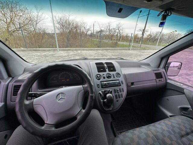 Синий Мерседес Вито, объемом двигателя 2.2 л и пробегом 420 тыс. км за 3000 $, фото 6 на Automoto.ua