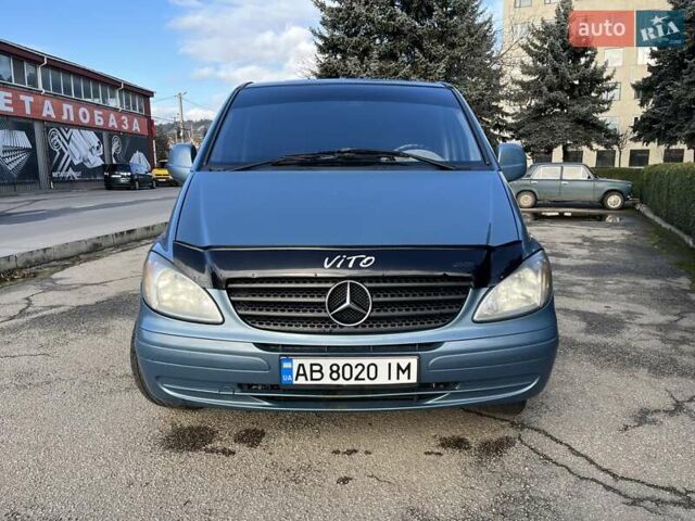 Синий Мерседес Вито, объемом двигателя 2.15 л и пробегом 463 тыс. км за 7500 $, фото 1 на Automoto.ua