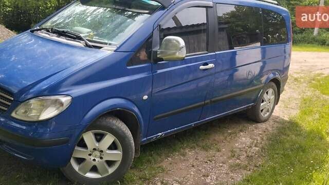 Синий Мерседес Вито, объемом двигателя 2.15 л и пробегом 320 тыс. км за 5000 $, фото 4 на Automoto.ua