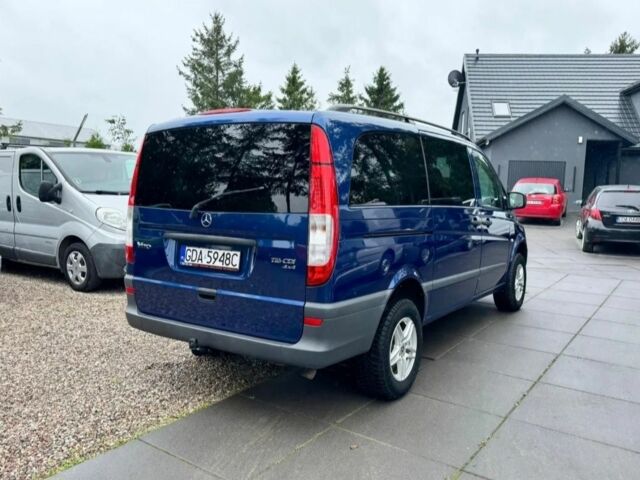 Синий Мерседес Вито, объемом двигателя 2.2 л и пробегом 267 тыс. км за 3900 $, фото 3 на Automoto.ua