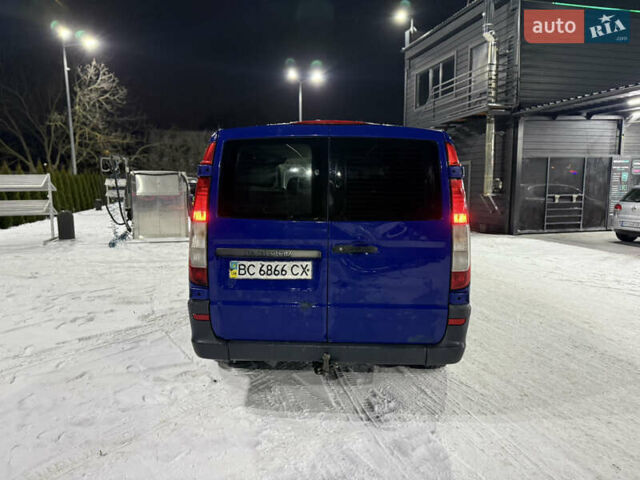 Синий Мерседес Вито, объемом двигателя 2.15 л и пробегом 293 тыс. км за 5500 $, фото 6 на Automoto.ua
