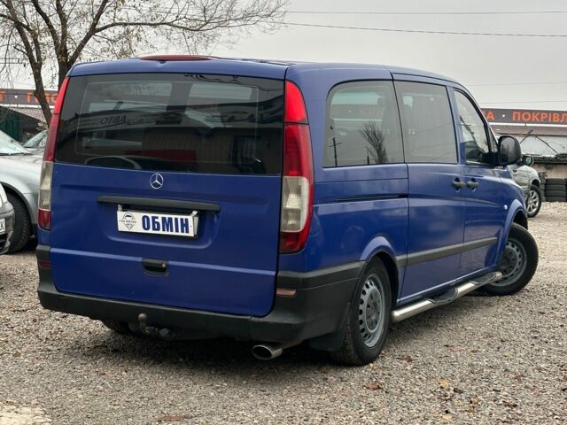 Синий Мерседес Вито, объемом двигателя 2.2 л и пробегом 431 тыс. км за 5050 $, фото 2 на Automoto.ua