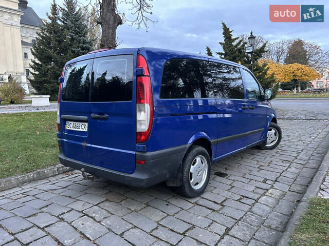 Синий Мерседес Вито, объемом двигателя 2.15 л и пробегом 291 тыс. км за 5199 $, фото 3 на Automoto.ua