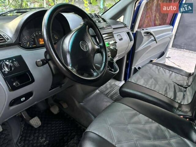 Синий Мерседес Вито, объемом двигателя 2.15 л и пробегом 300 тыс. км за 7000 $, фото 12 на Automoto.ua