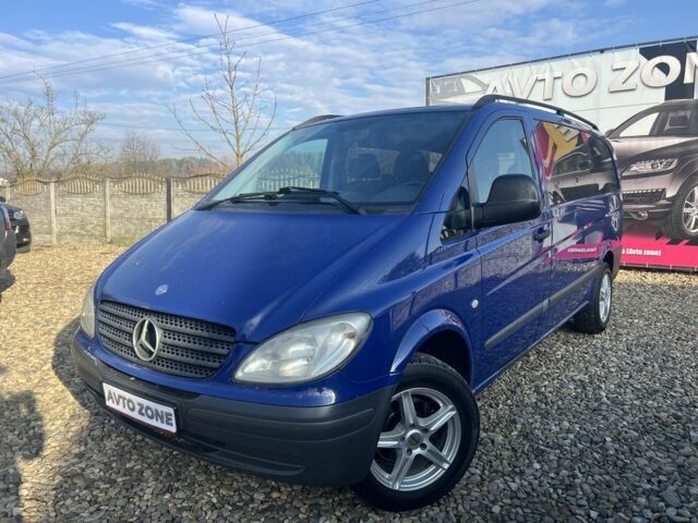 Синий Мерседес Вито, объемом двигателя 2.2 л и пробегом 299 тыс. км за 6999 $, фото 1 на Automoto.ua