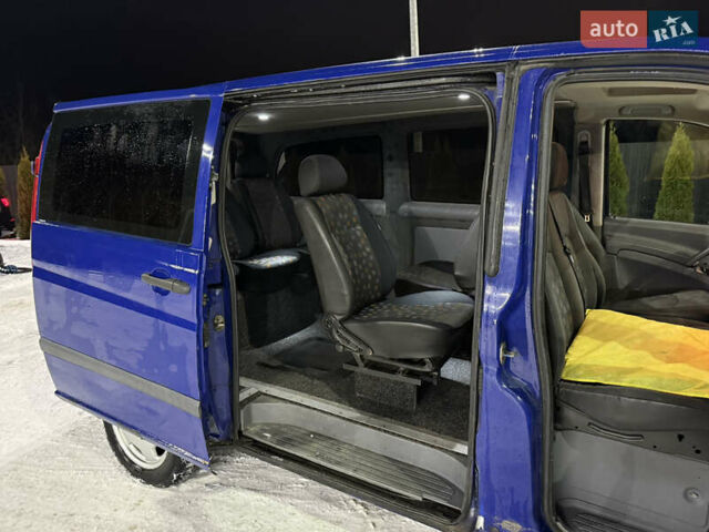Синий Мерседес Вито, объемом двигателя 2.15 л и пробегом 293 тыс. км за 5500 $, фото 24 на Automoto.ua