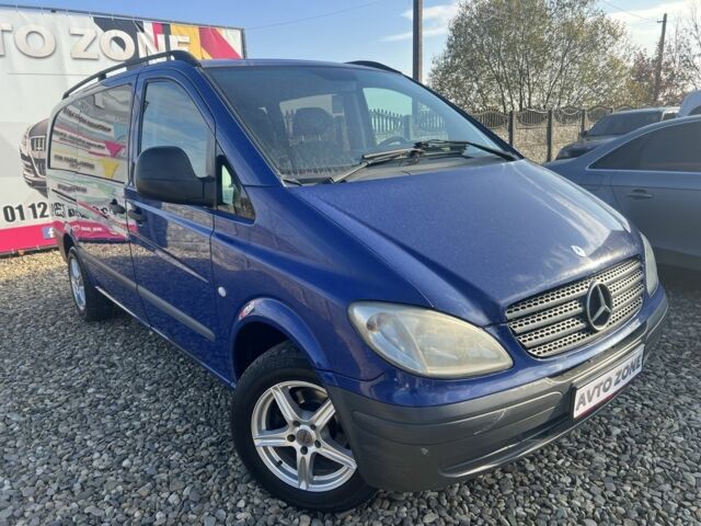 Синий Мерседес Вито, объемом двигателя 2.2 л и пробегом 299 тыс. км за 6999 $, фото 2 на Automoto.ua