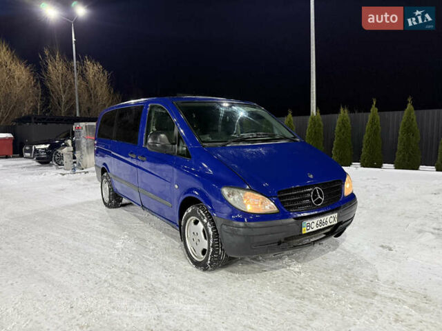Синий Мерседес Вито, объемом двигателя 2.15 л и пробегом 293 тыс. км за 5500 $, фото 10 на Automoto.ua