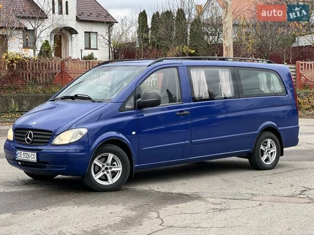 Синий Мерседес Вито, объемом двигателя 2.15 л и пробегом 400 тыс. км за 5950 $, фото 3 на Automoto.ua