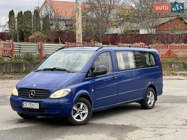 Синий Мерседес Вито, объемом двигателя 2.15 л и пробегом 400 тыс. км за 5950 $, фото 1 на Automoto.ua