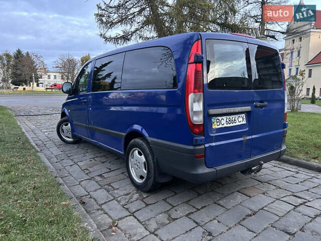 Синий Мерседес Вито, объемом двигателя 2.15 л и пробегом 291 тыс. км за 5199 $, фото 2 на Automoto.ua