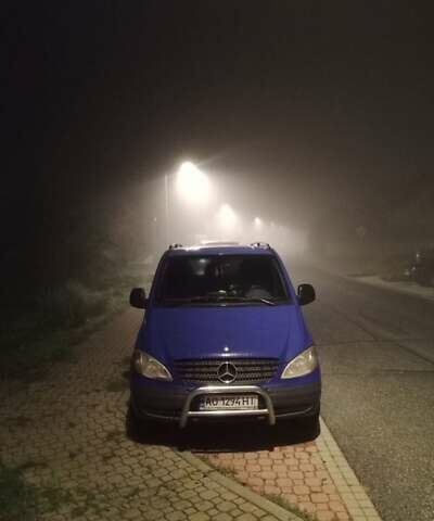 Синий Мерседес Вито, объемом двигателя 2.2 л и пробегом 450 тыс. км за 6000 $, фото 7 на Automoto.ua