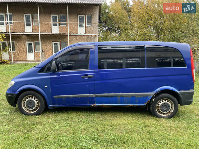 Мерседес Вито 2004 в Борисполе на Automoto.ua Синий Мерседес Вито, объемом двигателя 2.2 л и пробегом 381 тыс. км за 4200 $, фото 1 на Automoto.ua