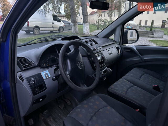 Синий Мерседес Вито, объемом двигателя 2.15 л и пробегом 291 тыс. км за 5199 $, фото 7 на Automoto.ua
