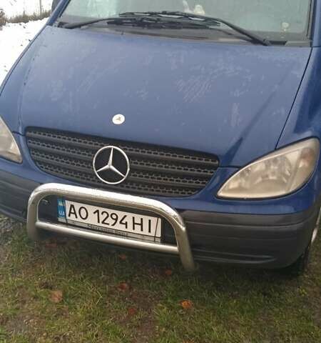 Синий Мерседес Вито, объемом двигателя 2.2 л и пробегом 450 тыс. км за 6000 $, фото 3 на Automoto.ua