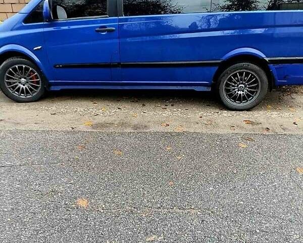 Синий Мерседес Вито, объемом двигателя 2.1 л и пробегом 240 тыс. км за 7000 $, фото 6 на Automoto.ua