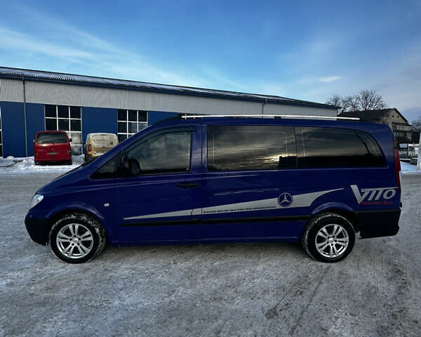 Синий Мерседес Вито, объемом двигателя 2.15 л и пробегом 370 тыс. км за 6750 $, фото 2 на Automoto.ua