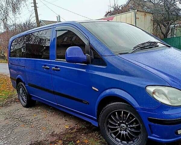 Синий Мерседес Вито, объемом двигателя 2.1 л и пробегом 240 тыс. км за 7000 $, фото 7 на Automoto.ua