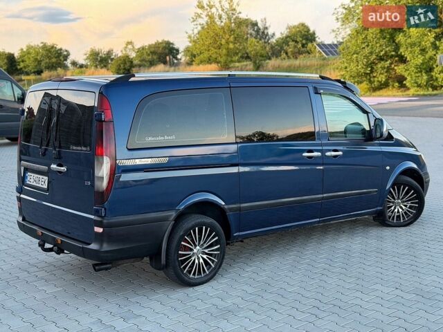 Синий Мерседес Вито, объемом двигателя 2.2 л и пробегом 370 тыс. км за 6150 $, фото 20 на Automoto.ua