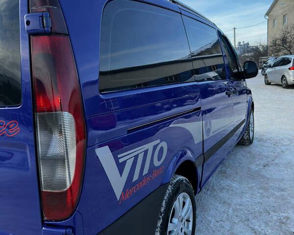 Синий Мерседес Вито, объемом двигателя 2.15 л и пробегом 390 тыс. км за 6700 $, фото 9 на Automoto.ua