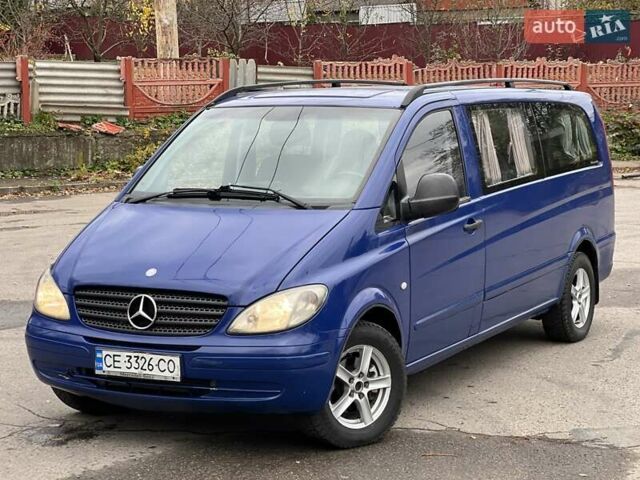 Синий Мерседес Вито, объемом двигателя 2.15 л и пробегом 400 тыс. км за 5950 $, фото 2 на Automoto.ua