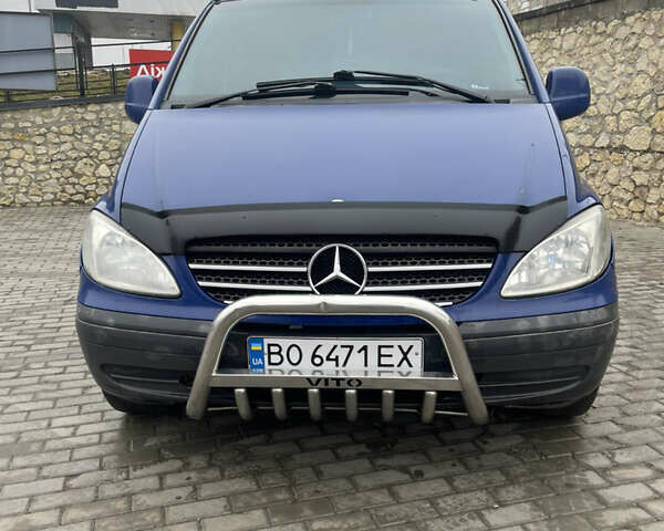 Синий Мерседес Вито, объемом двигателя 2.15 л и пробегом 406 тыс. км за 5400 $, фото 1 на Automoto.ua