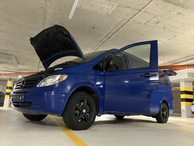 Синий Мерседес Вито, объемом двигателя 2.2 л и пробегом 330 тыс. км за 4900 $, фото 7 на Automoto.ua