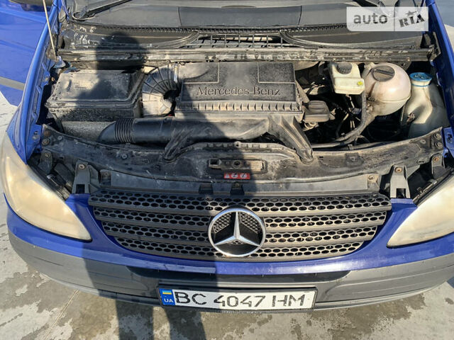 Синий Мерседес Вито, объемом двигателя 2.2 л и пробегом 328 тыс. км за 6500 $, фото 17 на Automoto.ua