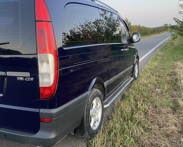 Синий Мерседес Вито, объемом двигателя 2.2 л и пробегом 351 тыс. км за 6999 $, фото 3 на Automoto.ua