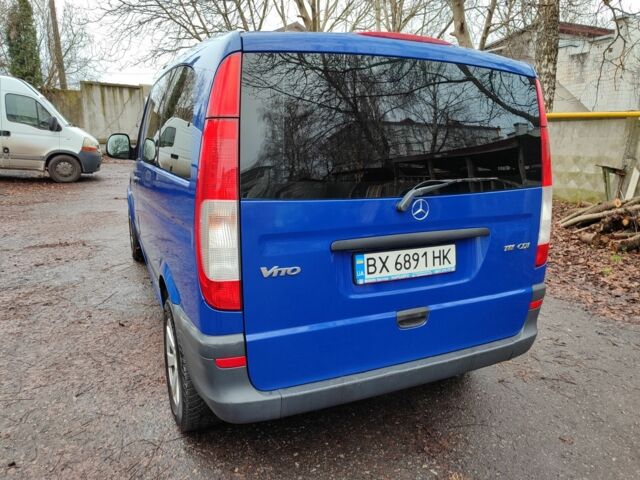 Синий Мерседес Вито, объемом двигателя 2.1 л и пробегом 273 тыс. км за 9300 $, фото 3 на Automoto.ua