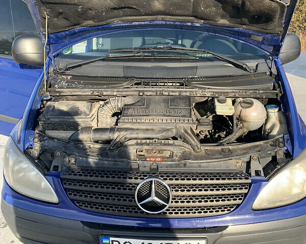 Синий Мерседес Вито, объемом двигателя 2.2 л и пробегом 328 тыс. км за 6500 $, фото 18 на Automoto.ua