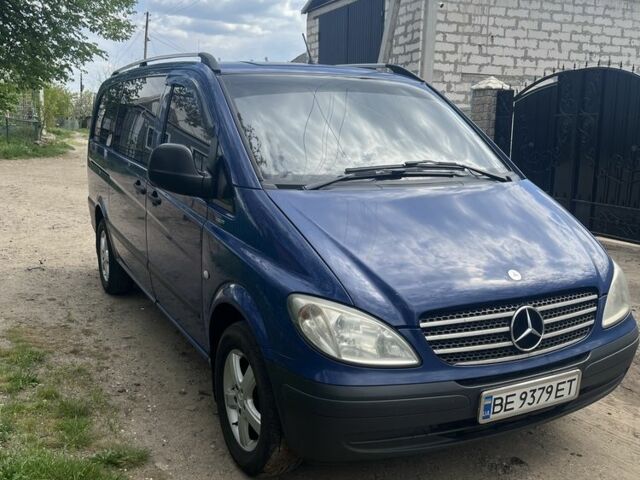 Синий Мерседес Вито, объемом двигателя 2.1 л и пробегом 450 тыс. км за 7800 $, фото 5 на Automoto.ua