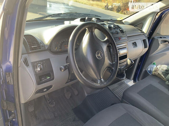 Синий Мерседес Вито, объемом двигателя 2.2 л и пробегом 328 тыс. км за 6500 $, фото 12 на Automoto.ua