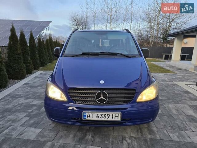 Синий Мерседес Вито, объемом двигателя 2.15 л и пробегом 244 тыс. км за 6950 $, фото 2 на Automoto.ua