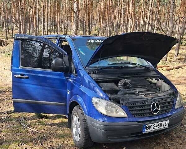 Синий Мерседес Вито, объемом двигателя 2.15 л и пробегом 390 тыс. км за 5500 $, фото 12 на Automoto.ua