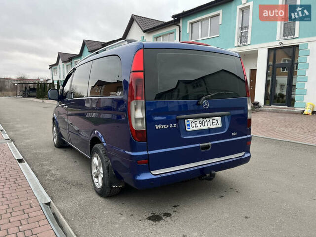 Синій Мерседес Віто, об'ємом двигуна 2.2 л та пробігом 235 тис. км за 7500 $, фото 19 на Automoto.ua